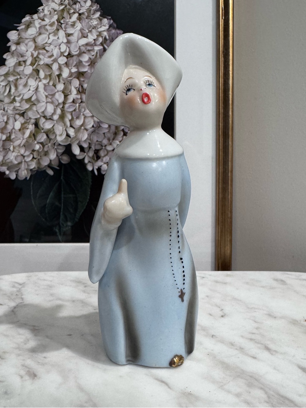 Vintage Nun Figurine